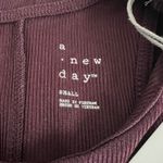 A New Day  Women's Dark Brown Slim Fit High Neck Tank Top - Size Small - NWT Photo 1