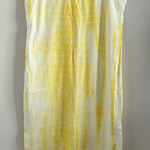 Ralph Lauren Polo  Yellow Tie Dye Dress Midi Side Slit 100% Cotton XS Photo 0
