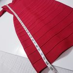 Herve Leger Candice Red Lipstick Dress Bodycon Photo 8