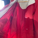 st. john's bay 1990’s Vintage  Red‎ Rain Chore Coat Barn Jacket XL Heritage Woods Photo 5