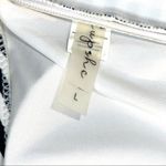 One Piece 🌴SWIMSUIT Black and White Cutout  With or Without Strap Cute Tie Front Photo 5