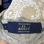 J Crew 100% Cotton Crew Neck Sweater Grey Basic Everyday Staple Size Small Photo 3