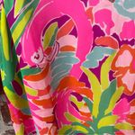 Lilly Pulitzer  Silk Colorful Carleigh Flamingo Mini Dress Size 6 Photo 7