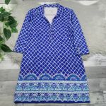 Lilly Pulitzer Ansley Polo Stretch Knit Shift Shirt Dress Women's Size Large Photo 3