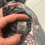 Elie Tahari  xl dress gray black shimmery lined except sleeves short tie neck Photo 10