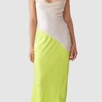 San Sloane Zita Midi Dress in Multicolor Small Womens Cocktail Green Photo 0