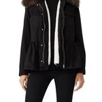 Kate Spade faux fur trim military jacket Photo 2