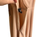 Lulus Blush Pink Chiffon Crossed Back Spaghetti Strap Women M Midi Dress Gown Photo 3