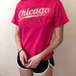 Gildan Chicago Neon Pink Shirt Photo 2