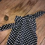 Premise  off the shoulder tied 3 1/4 sleeve polka dot top NWT size Xs Photo 2