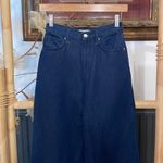 Free People  We The Free Linen Blend Super Hi Rise Wide Leg Denim Jeans Sz 24 🧡🎀 Photo 5