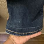 L.A. Idol Bootcut Rhinestones Accent Contrast Stitches Dark Wash Flap Pockets 7 Blue Size undefined Photo 13