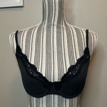 SKIMS  women’s fits everyone lace bralette unlined color onyx 34C Photo 0