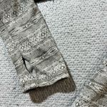 Eddie Bauer  Women’s Grey Fairisle Quarter Zip Pullover Sweatshirt Medium EUC Photo 2