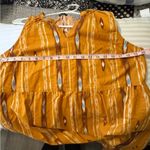 Sonoma Large  Mustard Patterned Maxi Dress Photo 4