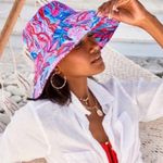 Lilly Pulitzer Sunhat Ruby Red Wild Times, One Size Photo 1
