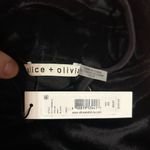 Alice + Olivia Alice + Olivia black velour hoodie kangaroo pocket size XS NEW Photo 7