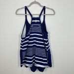 Free People Movement Blue White Striped Hot Shot Mini Dress Pockets and Zipper Photo 8