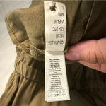 American Apparel Women Large Army Viscose 3/4 Sleeve Crossfront Romper Comfy Photo 6