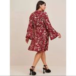 Torrid  Super Soft Knit Jersey Mock Neck‎ Skater Mini Dress Sz 6 floral lace Photo 1