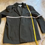 Valerie Stevens Vintage Cashmere Wool Soft Open Blazer Jacket Green Pockets 14 Photo 4