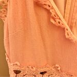 Lulus Lulu’s Take a Moment Lace Cutout Mini Dress Light‎ Pink Small Photo 7