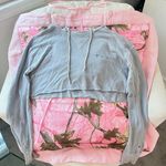 Champion  embroidered grey cotton cropped hoodie Photo 0