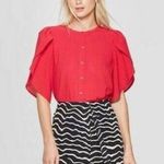 Who What Wear Barberry Top 2290 Photo 0
