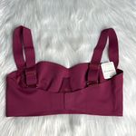 Free People Naomi Dried Rose Longline Bra Photo 5