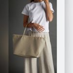 ANINE BING  Cream Tote Bag Photo 1