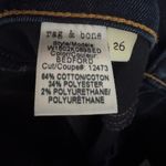 Rag and Bone Dark Wash Skinny Jeans 5-Pocket button zip Cotton stretch Made in USA Photo 8