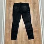 joe's jeans | Women's Jet Black High Rise Skinny Ankle Shine Coated Jeans, 30 Photo 3