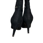 Impo  Stretch Sass women's knee-tall studded zipper boots in black faux suede Photo 6