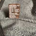 J McLaughlin Knit Crochet Knee Length Sweater Dress Size Small u Pointelle Patte Gray Photo 8