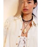 Free People NWT Carolina Shell Layered Necklace Photo 8