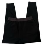 Everlane The Street Fleece Pant Textured Black Cotton Jogger Ankle Zip, Sz L Photo 7