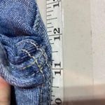 Cello  Hi Rise Distressed Raw Hem‎ Straight Leg Jeans Blue Denim Size 5 destroyed Photo 12