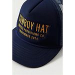 Free People Western Bohemian Cowboy Baseball Trucker Hat Marine Navy NWT HTF Photo 4