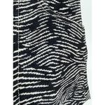 Derek Lam Women Black White Animal Print High Waisted Side Pockets Shorts Size M Photo 5