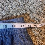 Old Navy  Linen‎ Blend Shorts Blue Casual Summer Drawstring Waist Large Photo 3