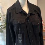 Liverpool Jean Co. Black Knit Denim Jacket New! Photo 7