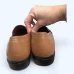 Ecco  Dress Classic 15 Brown Cream Crocodile Slip on Penny Loafer Women's 40 NEW Photo 9