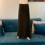 Maison Martin Margiela Womens Dark Green Velour Skirt Size 6 Photo 2