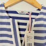 Vineyard Vines  Women’s Striped Shirt Dress XXS New White with Blue Stripes Photo 5