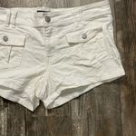 Aeropostale  Women's White Cargo Shorts Size 12 Photo 3