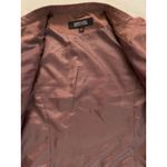 Kenneth Cole  Women Dusty Pink Bomber Jacket Full Zip Cut Out XL Photo 3