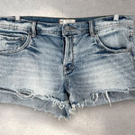 Free People  Denim Cutoff Shorts Womens Size W31 Light Wash Distressed Frayed Hem Photo 0