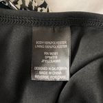 Bebop New  Tassel Tie Waist Keyhole Mini Dress Black White Geometric Print Photo 14