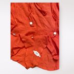 Meshki  Orange Skyla Playsuit Romper NWT Off Shoulder V-Neck‎ Tasseled Size M Photo 7