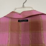 Victoria's Secret NEW!  Flannel Tie Romper Rose pink Plaid Pajama lounge Medium Photo 4